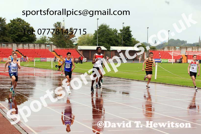 100 metres, 2023 Gateshead Tartan Games.  Photo: David T. Hewitson/Sports for All Pics